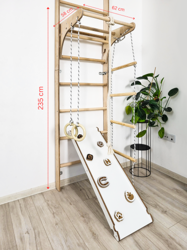 Monkey bars climbing frame for kids wall bars P60