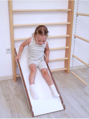 Wooden Wall Bars Climbing Frame – Indoor Playground P320
